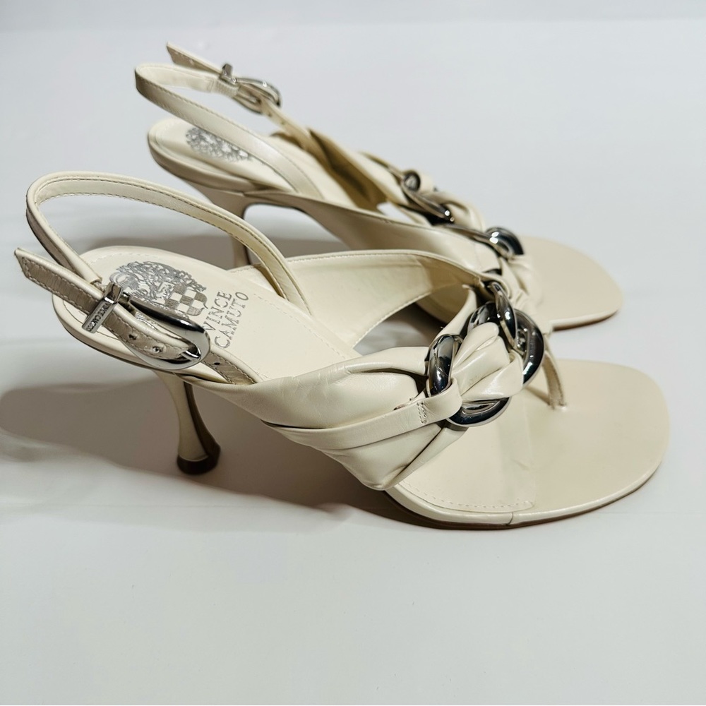 Vince Camuto Melzie Slingback Leather Sandal